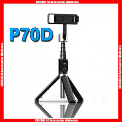 P70D LED Fill Light Bluetooth Selfie Stick Tripod,With Retail Package 