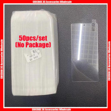 Full Coverage  Wholesale ( 50Pcs/ Set, No Package ) A+ 0.33mm Transparent 9H Medium Aluminum Tempered Glass