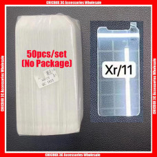Non-Full Coverage  Wholesale ( 50Pcs/ Set, No Package )  A+ 0.33mm Transparent 9H Medium Aluminum Tempered Glass
