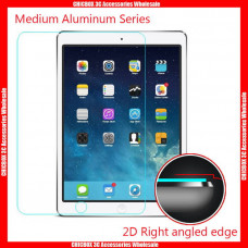 For iPad 0.33mm 2D Straight Edge Premium 9H Anti-Fingerprint Oil Coating Tempered Glass ,No Package .