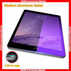 For iPad 0.33mm 2.5D Arc edge Anti-Purple Light Tempered Glass ,No Package . 