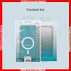 For iPhone Nillkin Nature Pro Series TPU Magnetic Case Thin Transparent Shockproof Soft Back Cover , with retail package