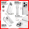 For Samsung A Series Military Grade Drop Resistance Clear Hard PC+TPU Case, with retail package