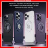 For iPhone Hard PC Case with Magnetic Charging Function and Build-in Kickstand