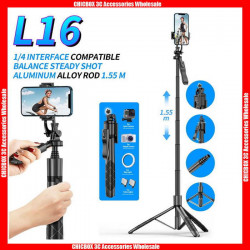 L16 Multifunctional Umbrella Stand Balance Steady Shooting Live Bluetooth Tripod Selfie Stick,with retail package